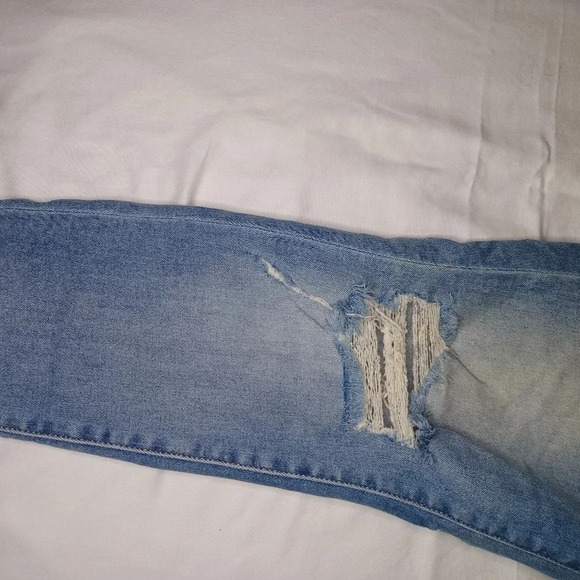 American Eagle Next level stretch Curvy Highest rise distressed Jegging - Picture 5 of 14